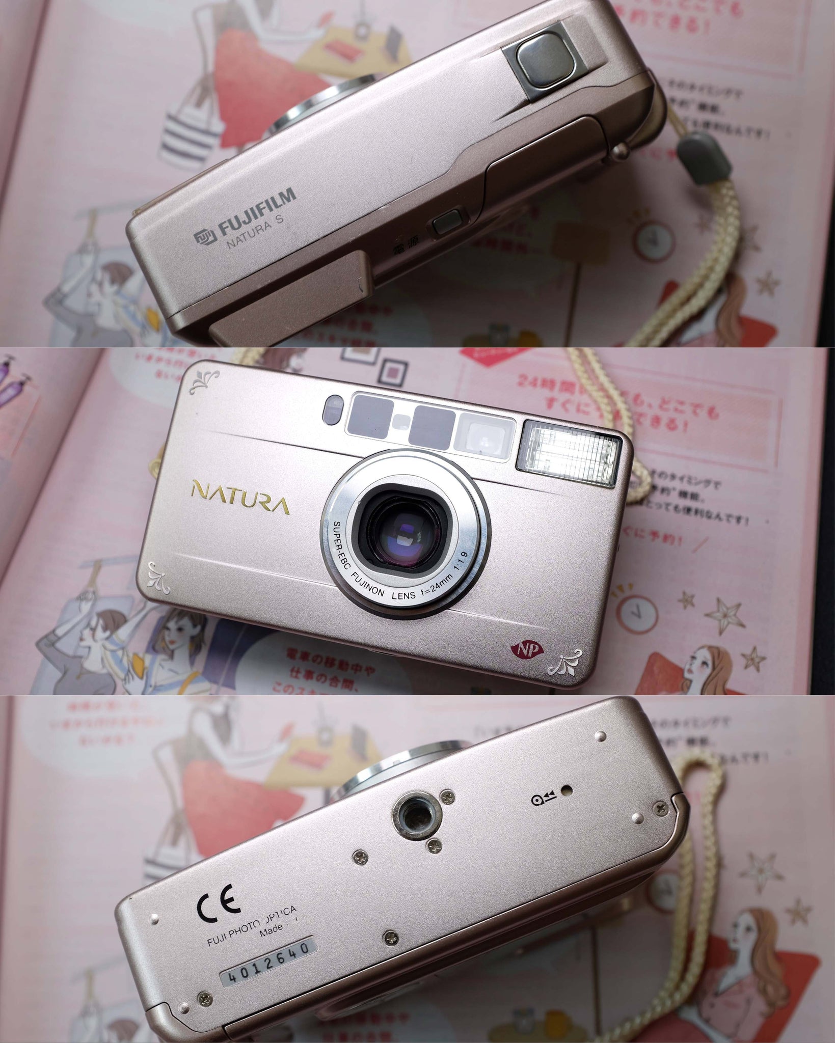 Fujifilm Natura S Rose Gold F  – Nipponina Camera