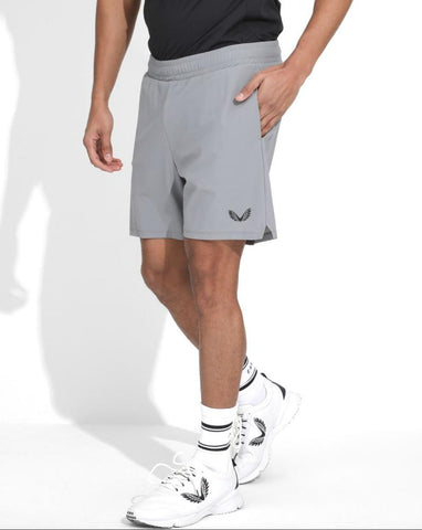 GREY ACTIVE TECHNICAL 2-IN-1 SHORTS