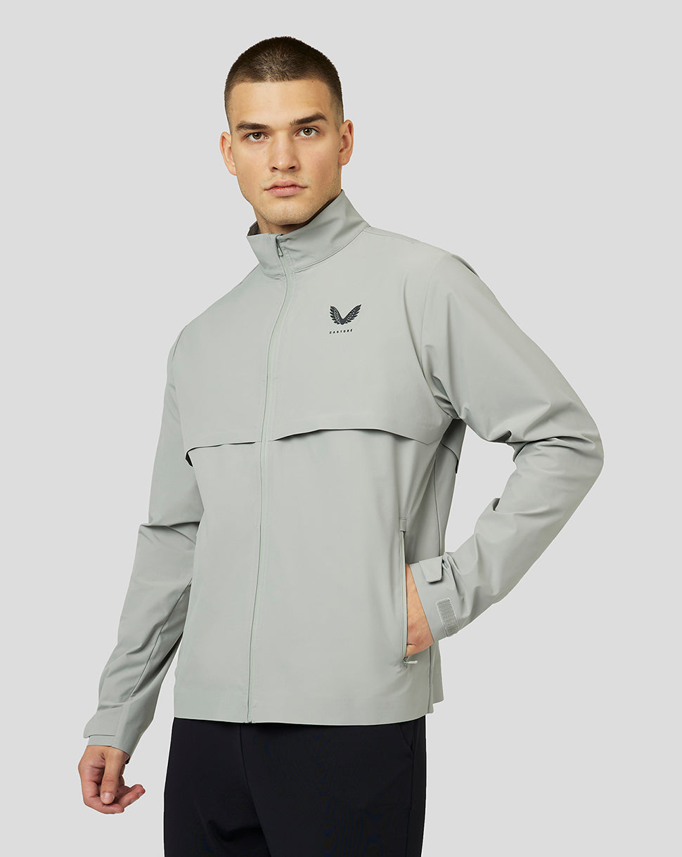 Men’s Golf Long Sleeve Flyweight Jacket – Warm Grey – Castore