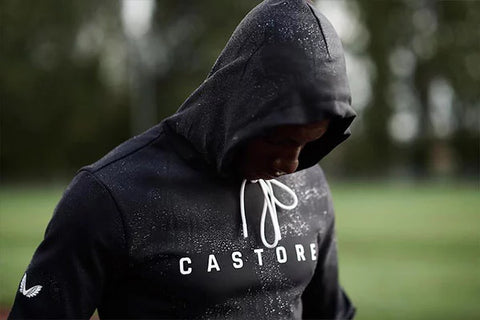 Castore Navy Garcia waterproof hoody