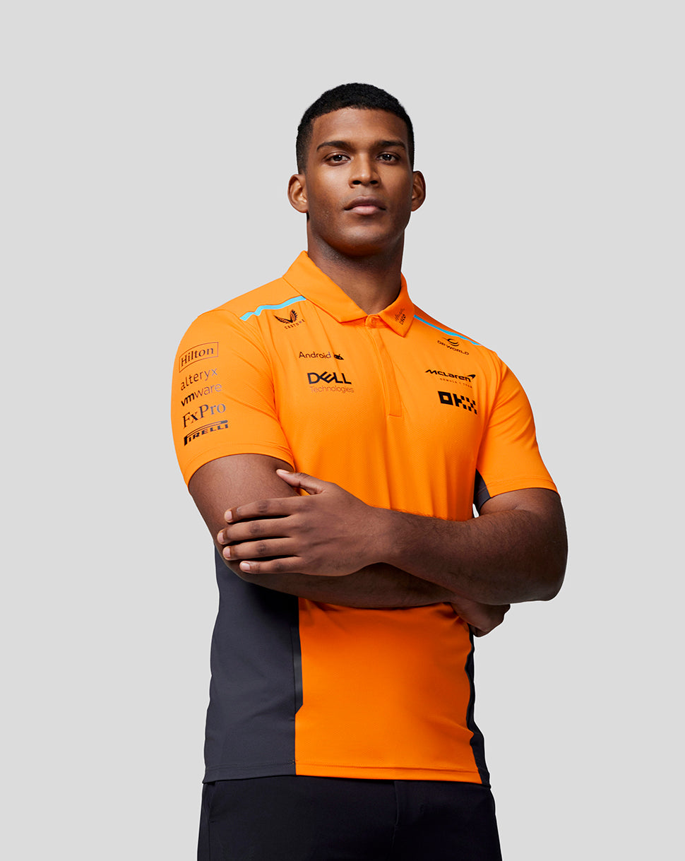 McLaren Mens Official Teamwear Polo Shirt Formula 1 – Castore
