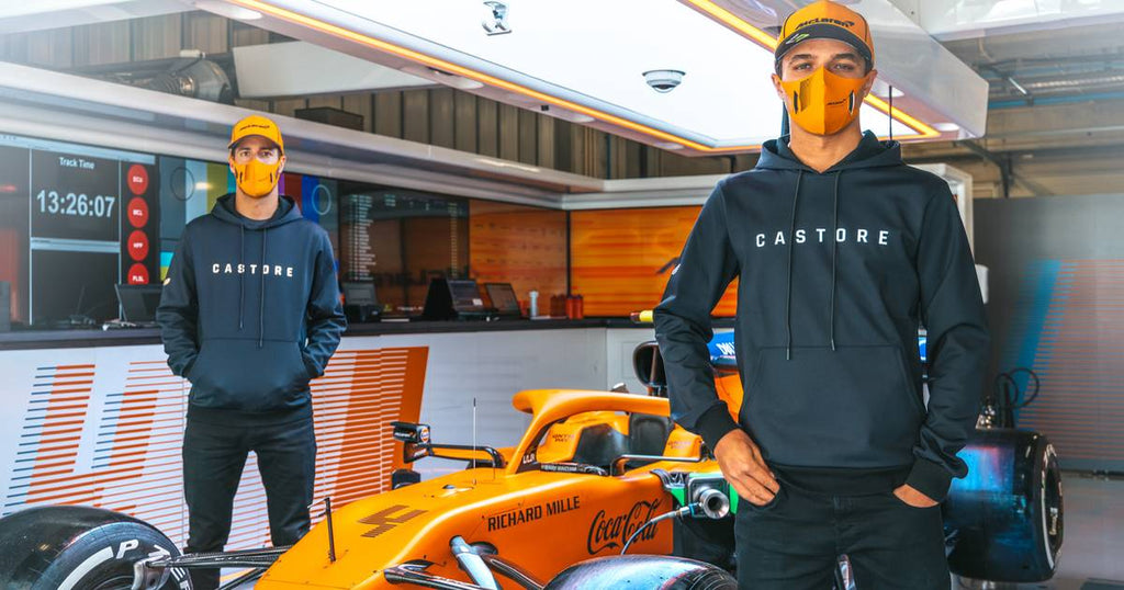 McLaren F1 team in Castore clothing