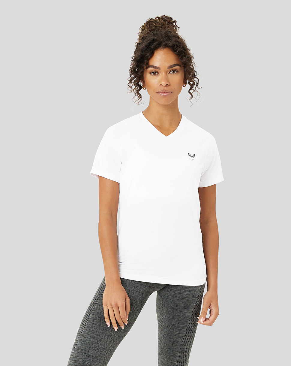 Women's White Active Training T-Shirt – Castore