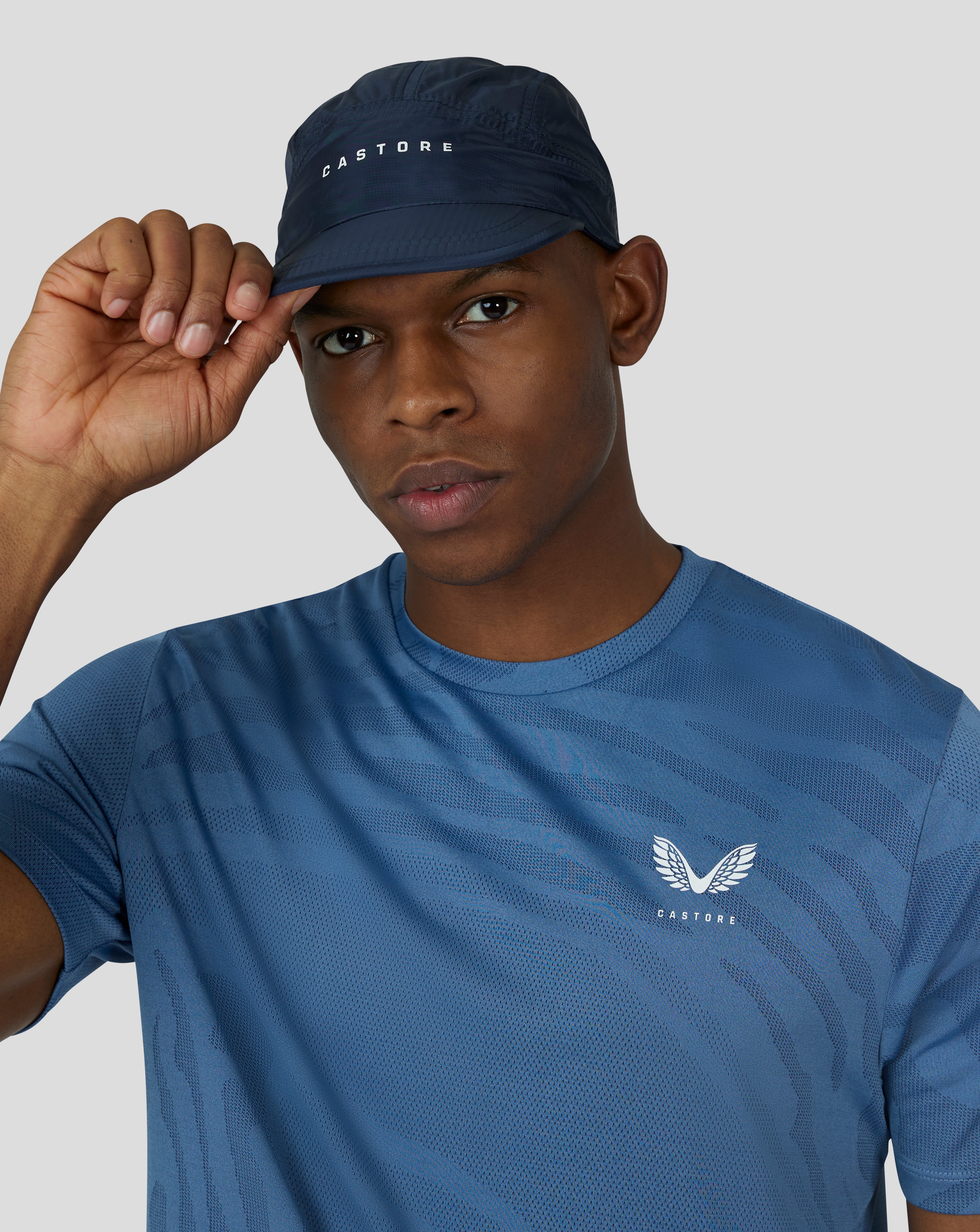 Navy Airex Running Cap