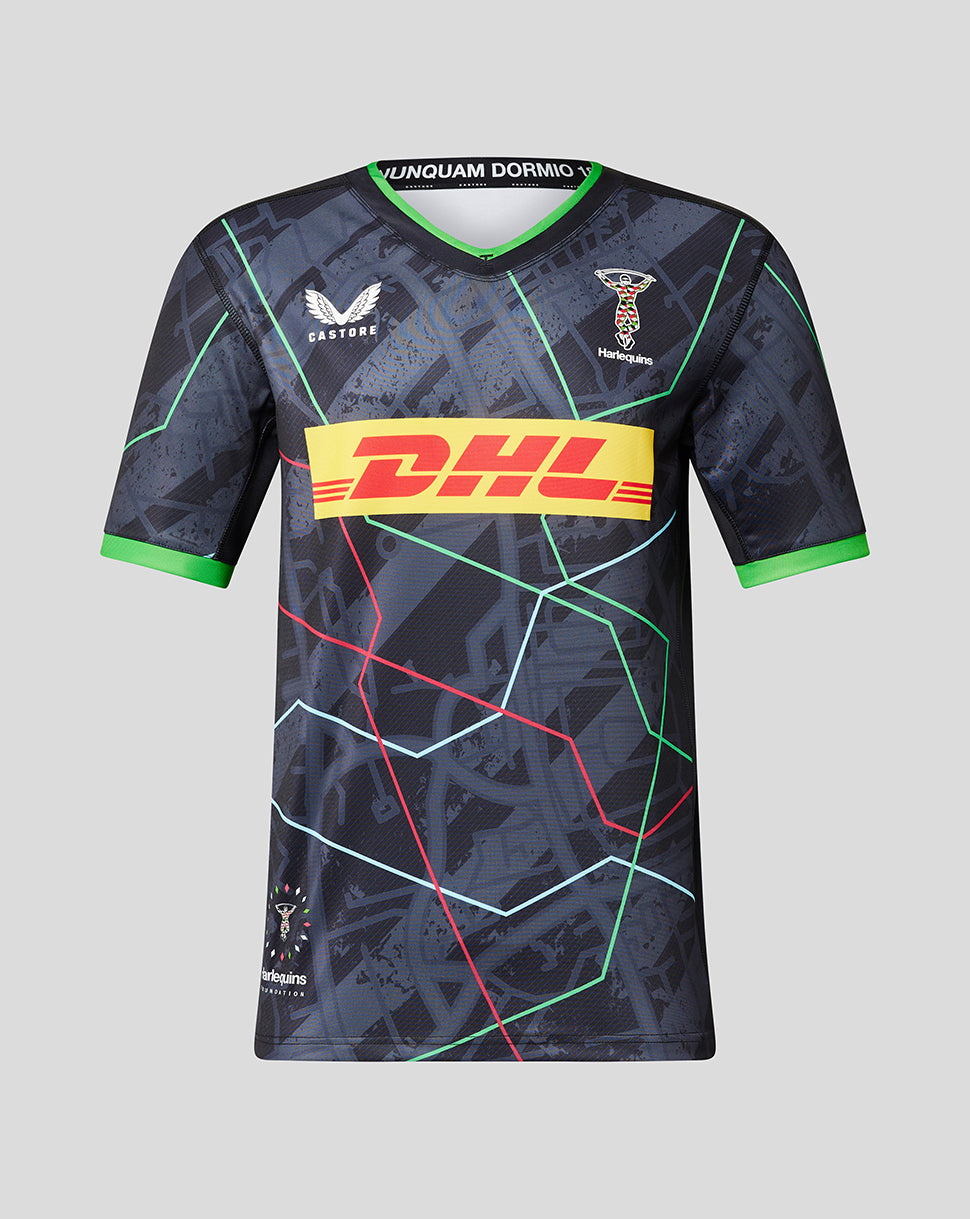 Black Harlequins Men's 22/23 Replica Jersey Big Game Jersey – Castore