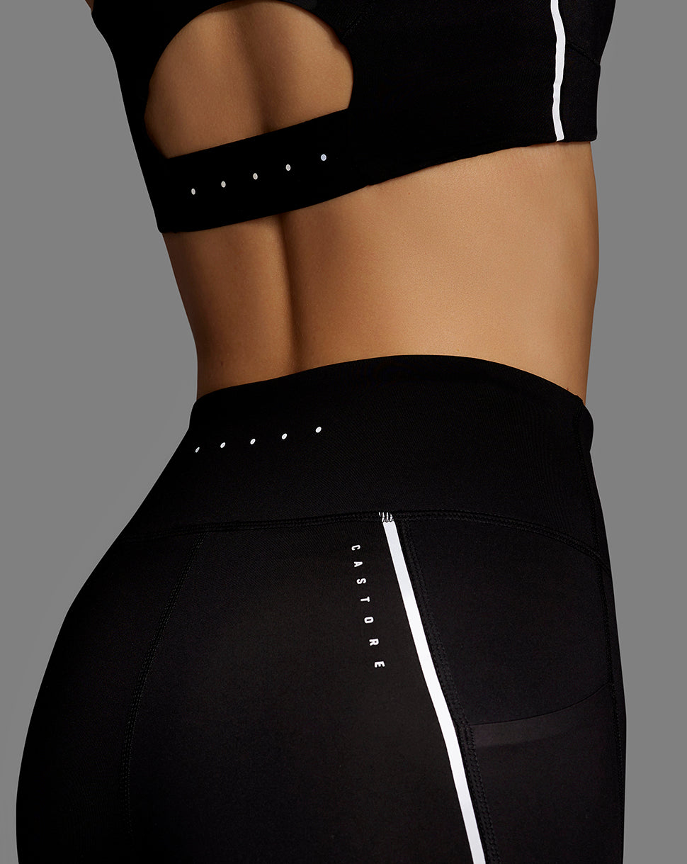 MNX Women's seamless leggings Glam, black - MNX Sportswear
