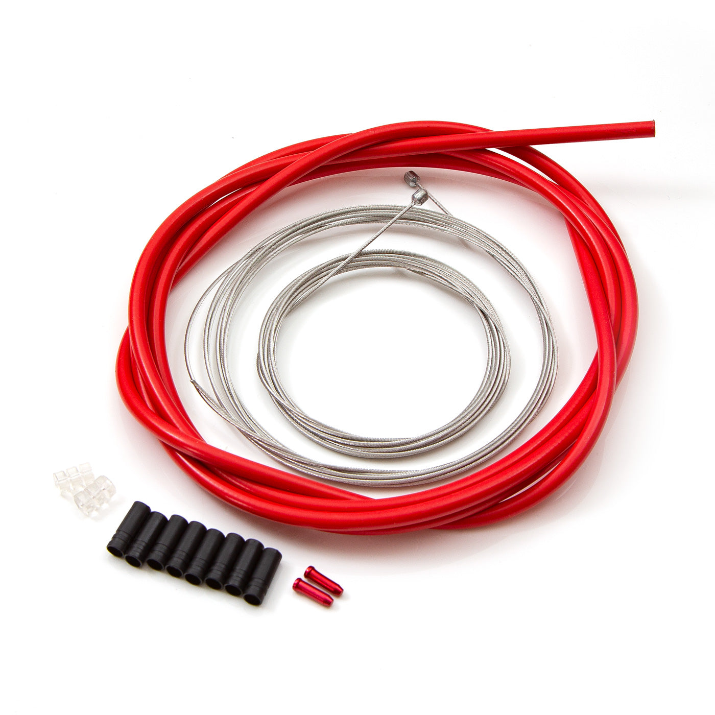 View Stainless Steel Universal Gear Cable Kit Red information