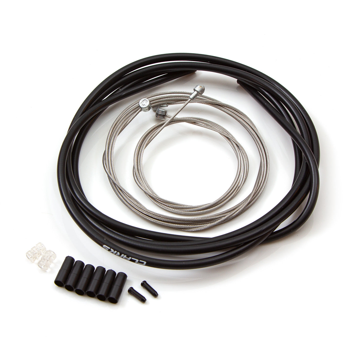 View Clarks Stainless Steel Brake Cable Kit Black information