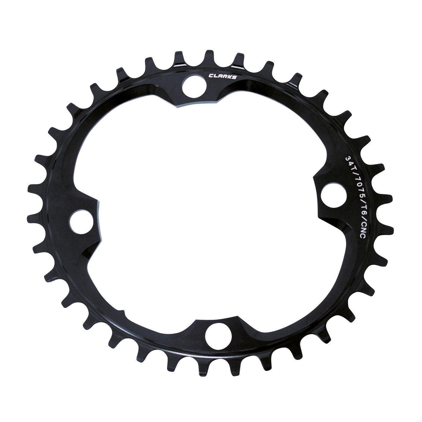 View Clarks MTB Oval Chainring CNC 7075 T6 Alloy 104BCD Narrow Wide 32t information