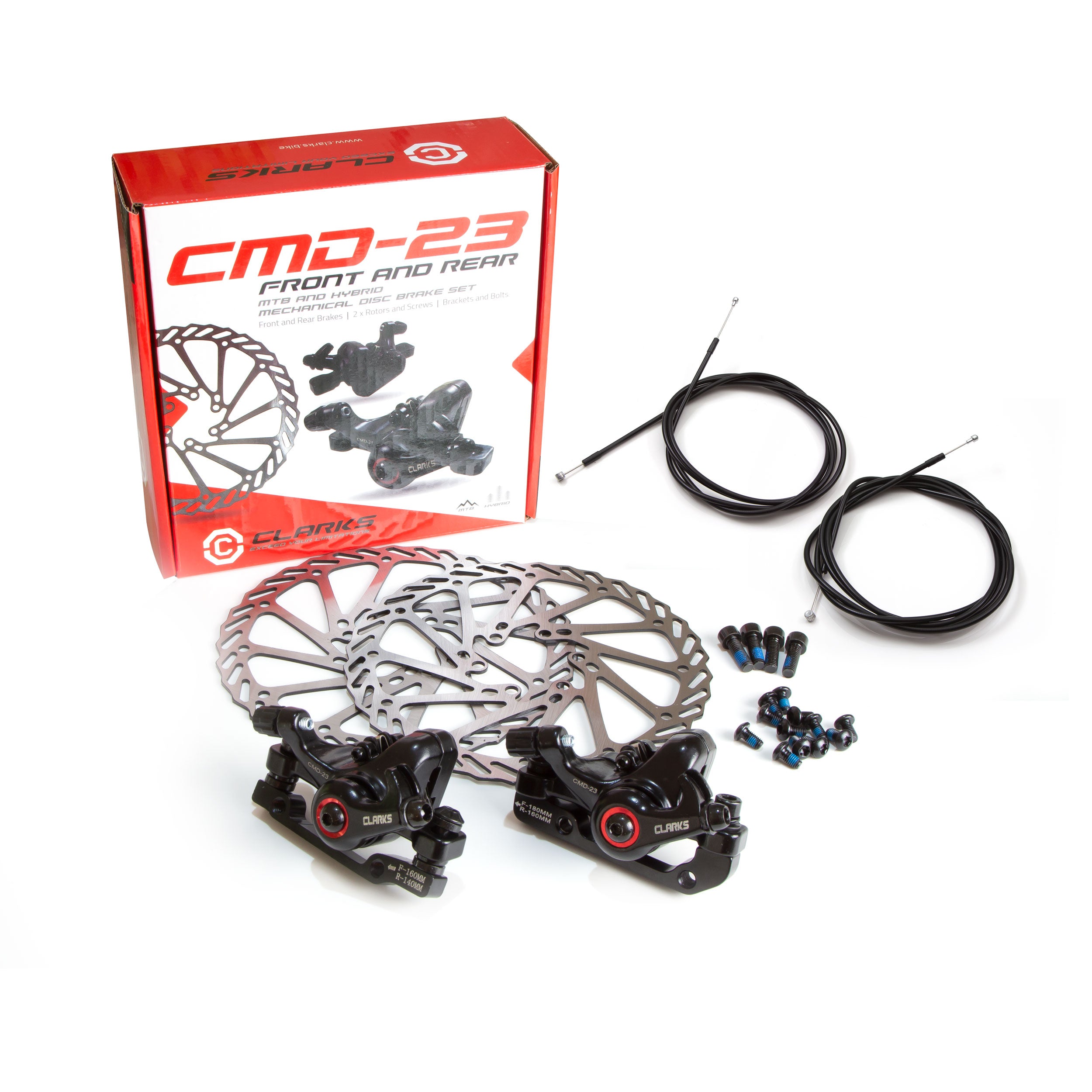 View CMD23 Mechanical Disc Brake Set SS Cables information