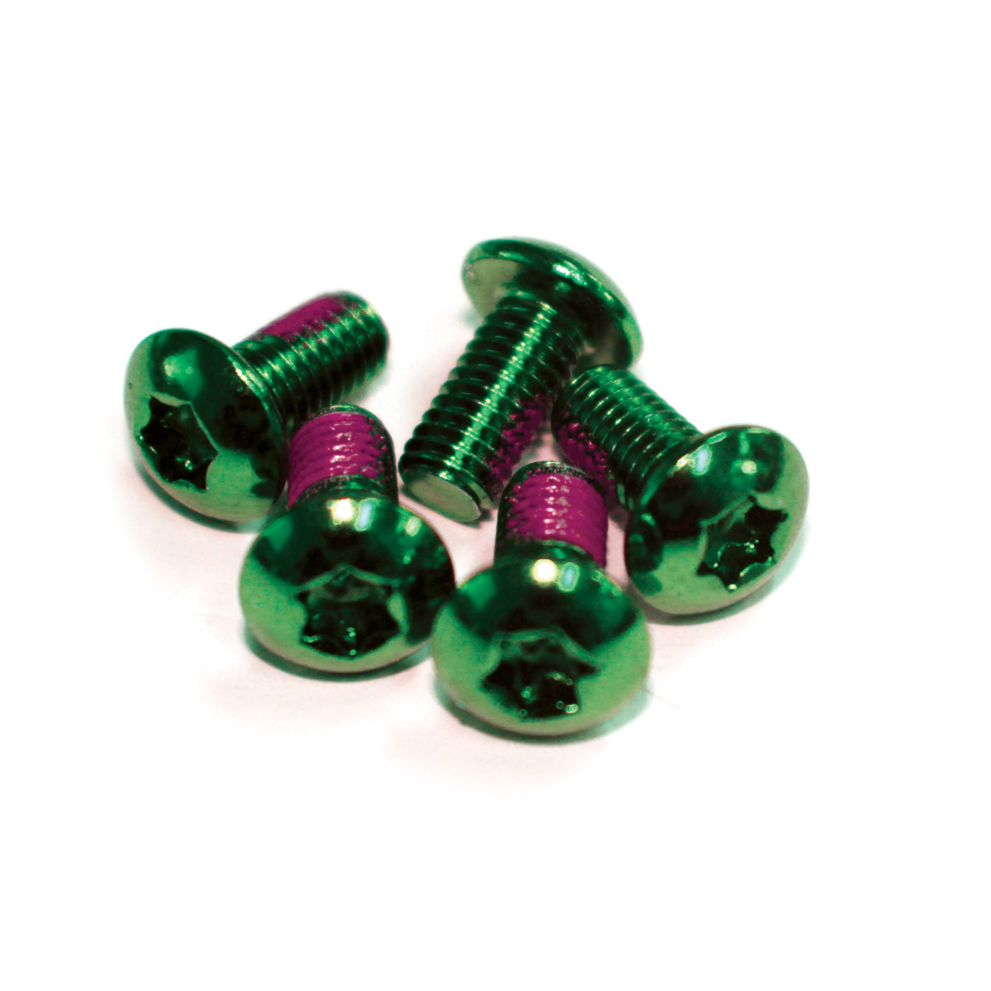 View Rotor bolts anodised steel Torx Head Green information