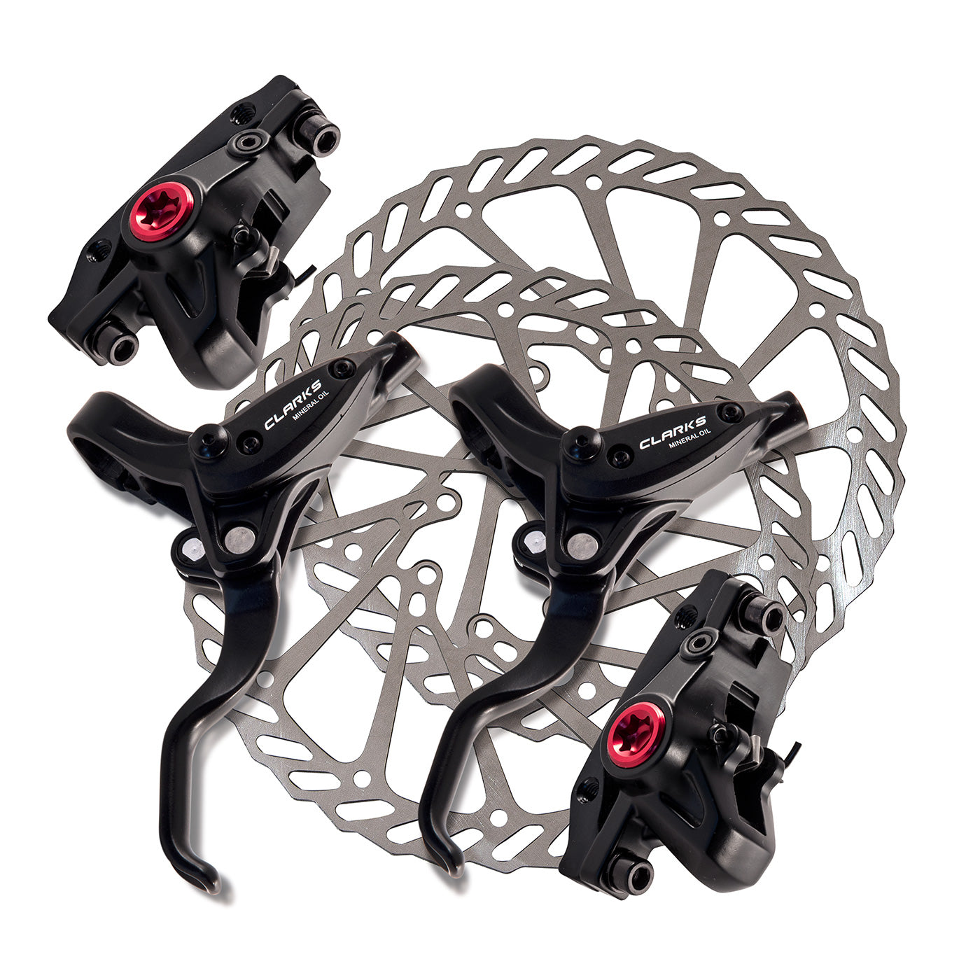 View Clarks M2 Hydraulic Disc Brake Set Front Rear 160mm Set information