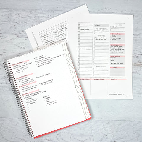 amplify planner with free layout samples