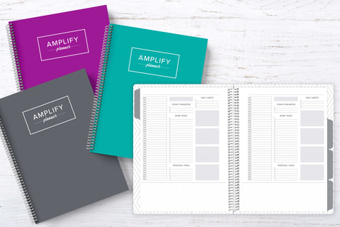 undated quarterly amplify planner