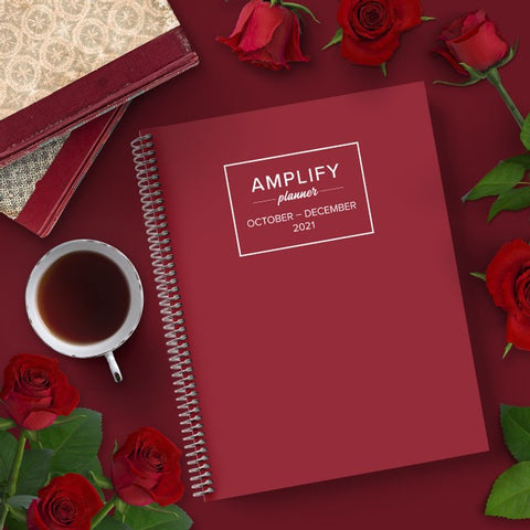 carmine red q4 2021 amplify planner