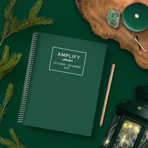 emerald green q4 2021 amplify planner