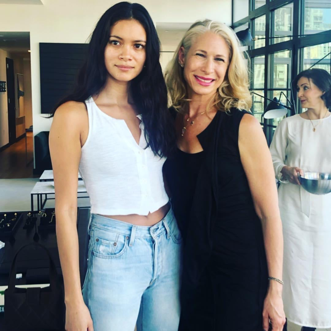 Trish Alkaitis with Juana Burga - Organic Beauty Products