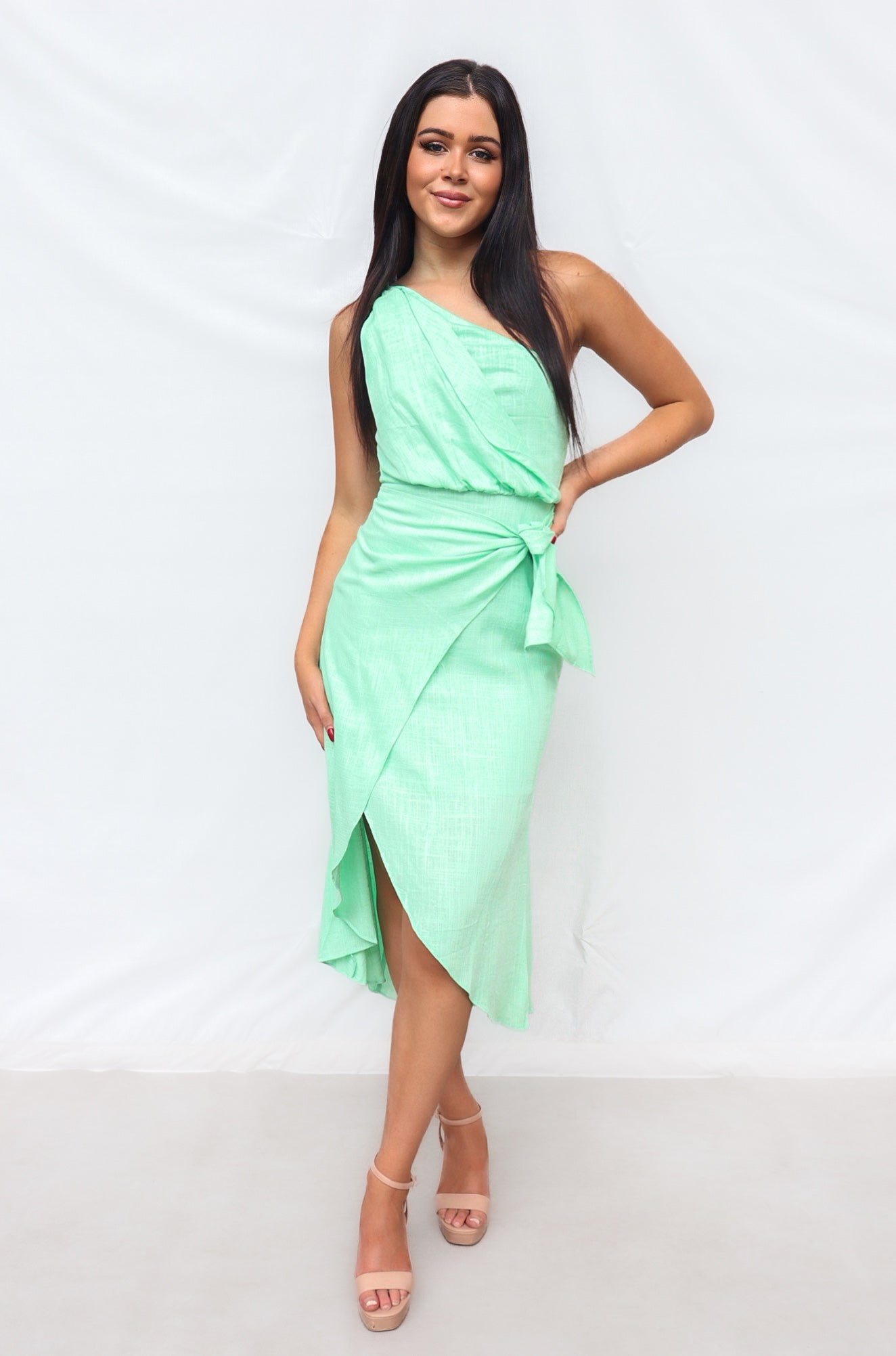 Silas Midi Dress - Mint