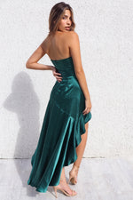 Milano Strapless Gown - Green
