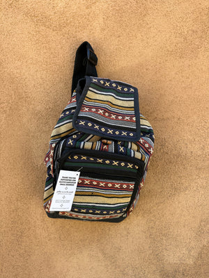 Nepalese Botton Backpack by Rainbow Craft - DESERT MOSS VINTAGE - Rubber Bottom Backpack
