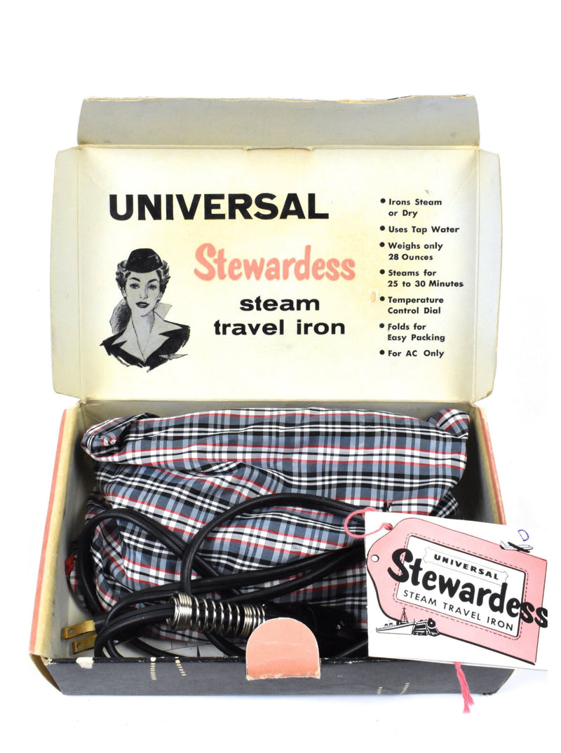 universal stewardess steam travel iron
