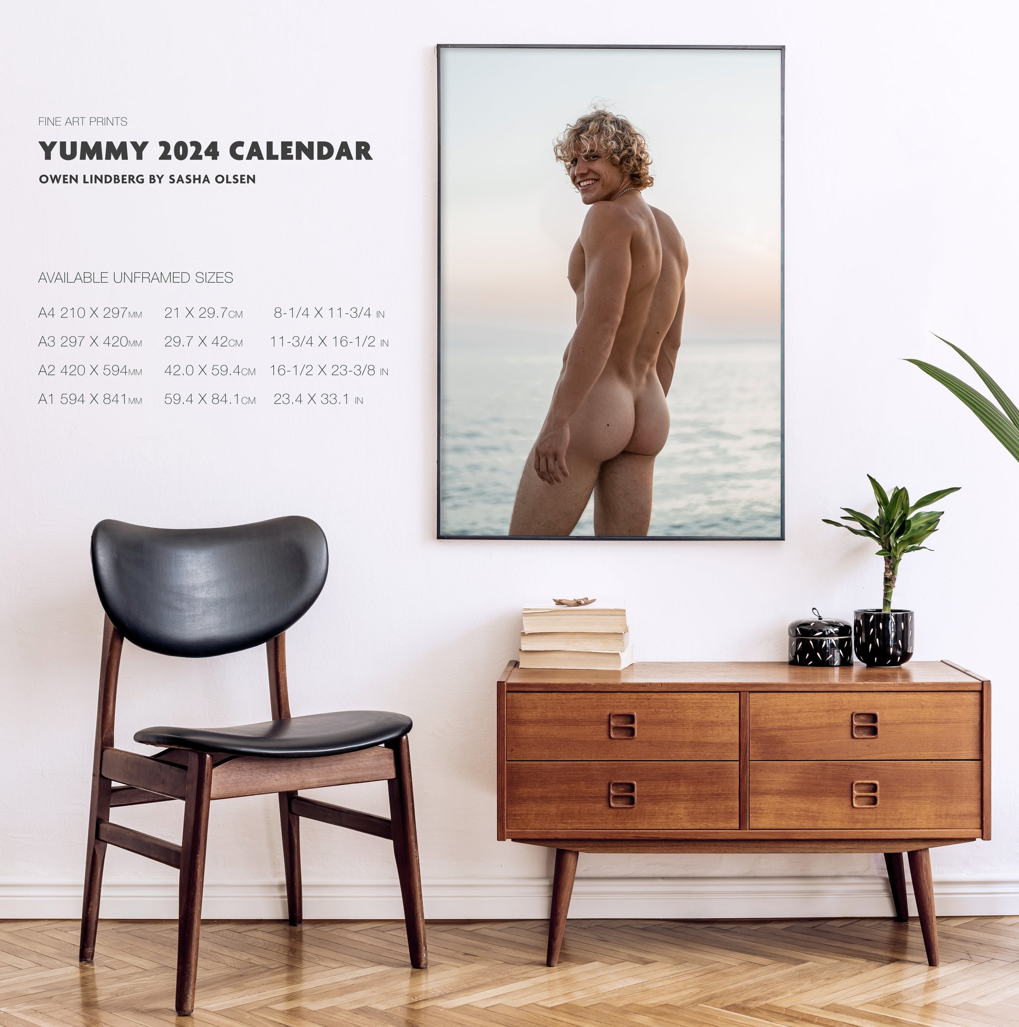 Owen Lindberg in Yummy Magazine 2024 Calendar