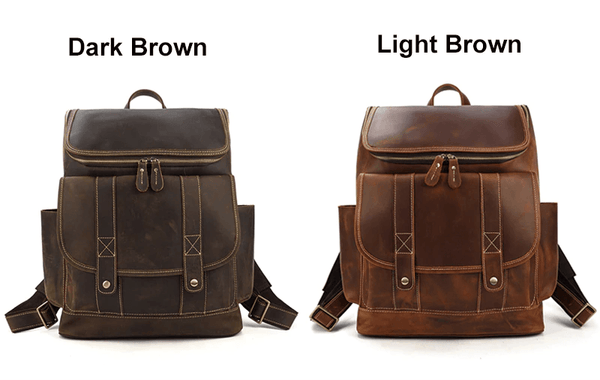 leather backpacks at vacation grabs
