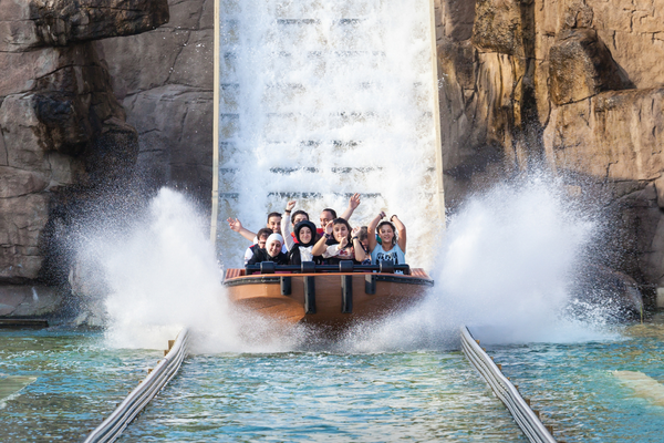 theme parks water slide