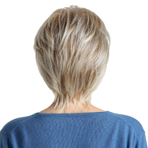 perruque femme courte blonde