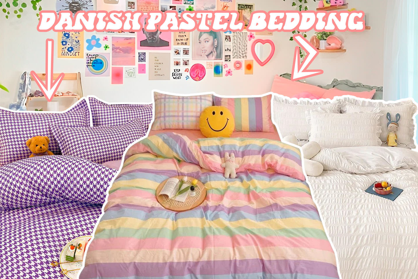 Danish Pastel Bedding Room Decor