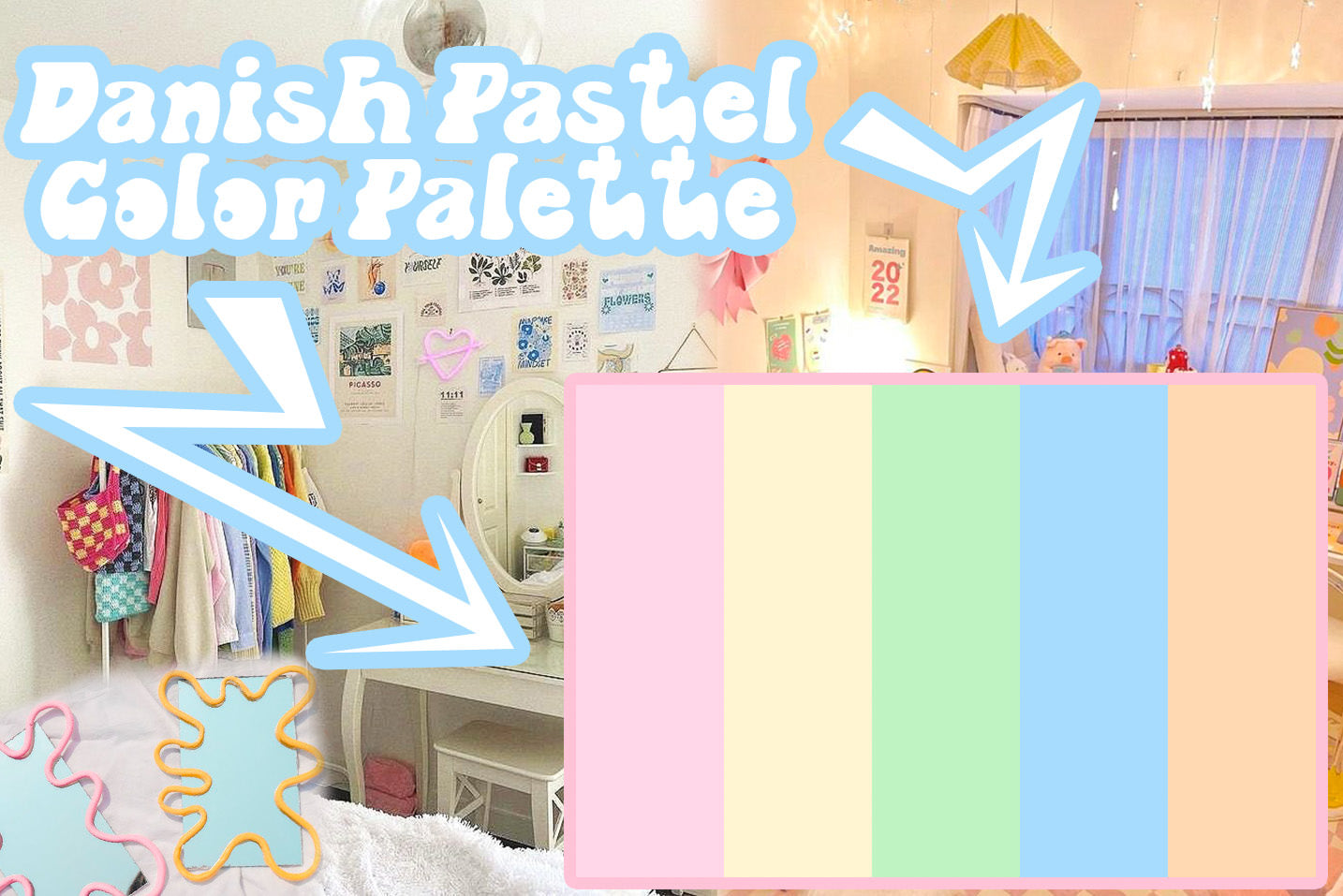 Pastel aesthetic Color Palette