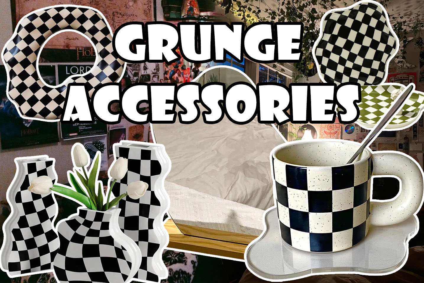 Grunge Aesthetic Room Accessories