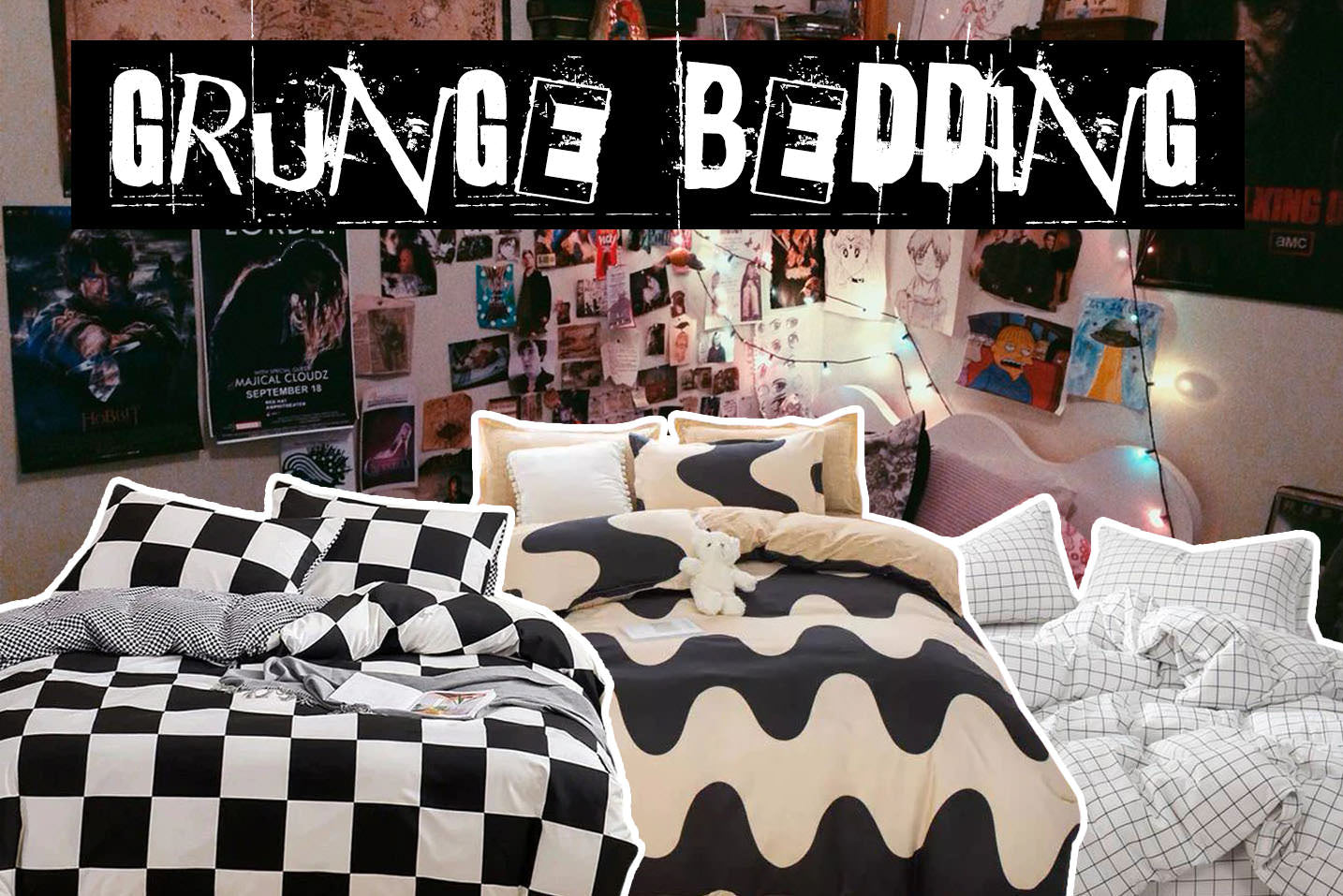 Grunge Aesthetic Bedding