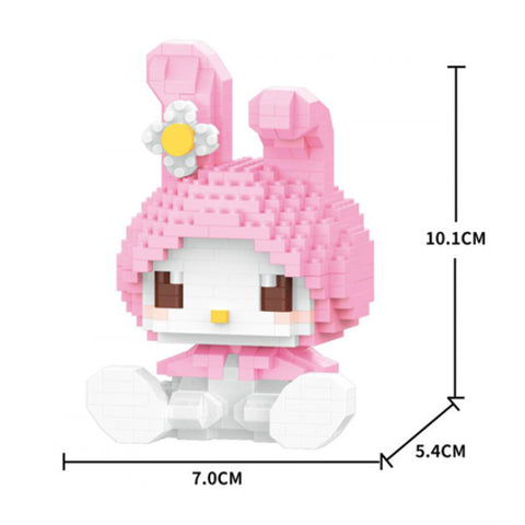 hello kitty building blocks dimensions