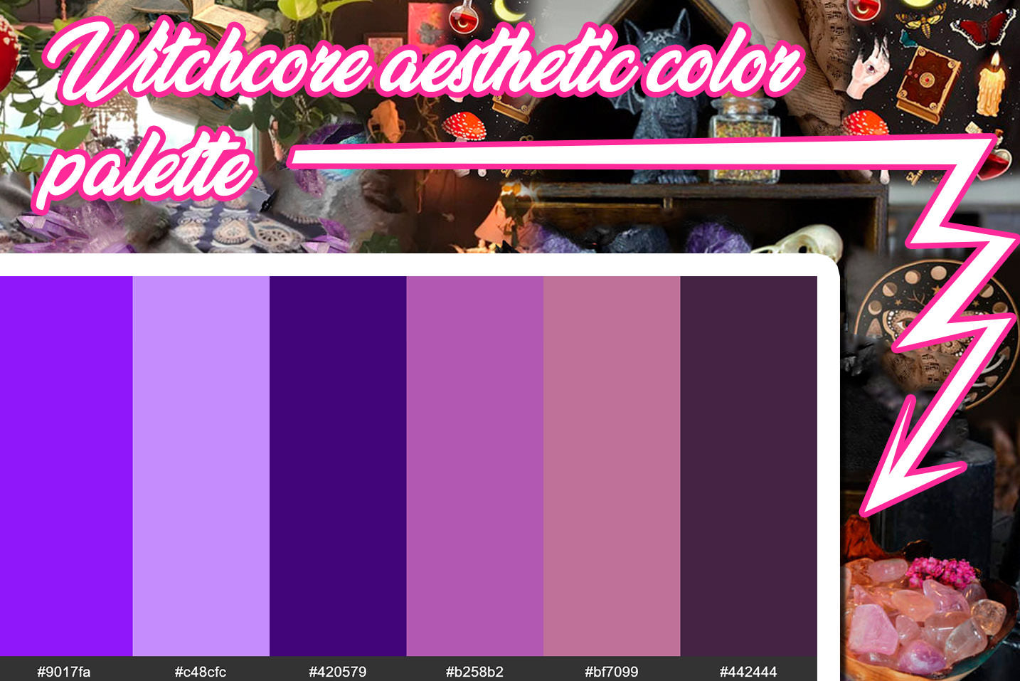 Witchcore Room Decor Color Palette