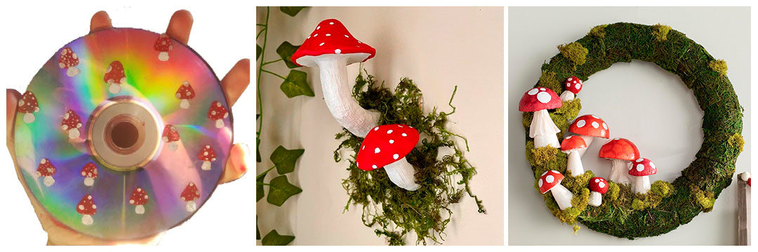 Mushroom Inspired DIY Room Decor