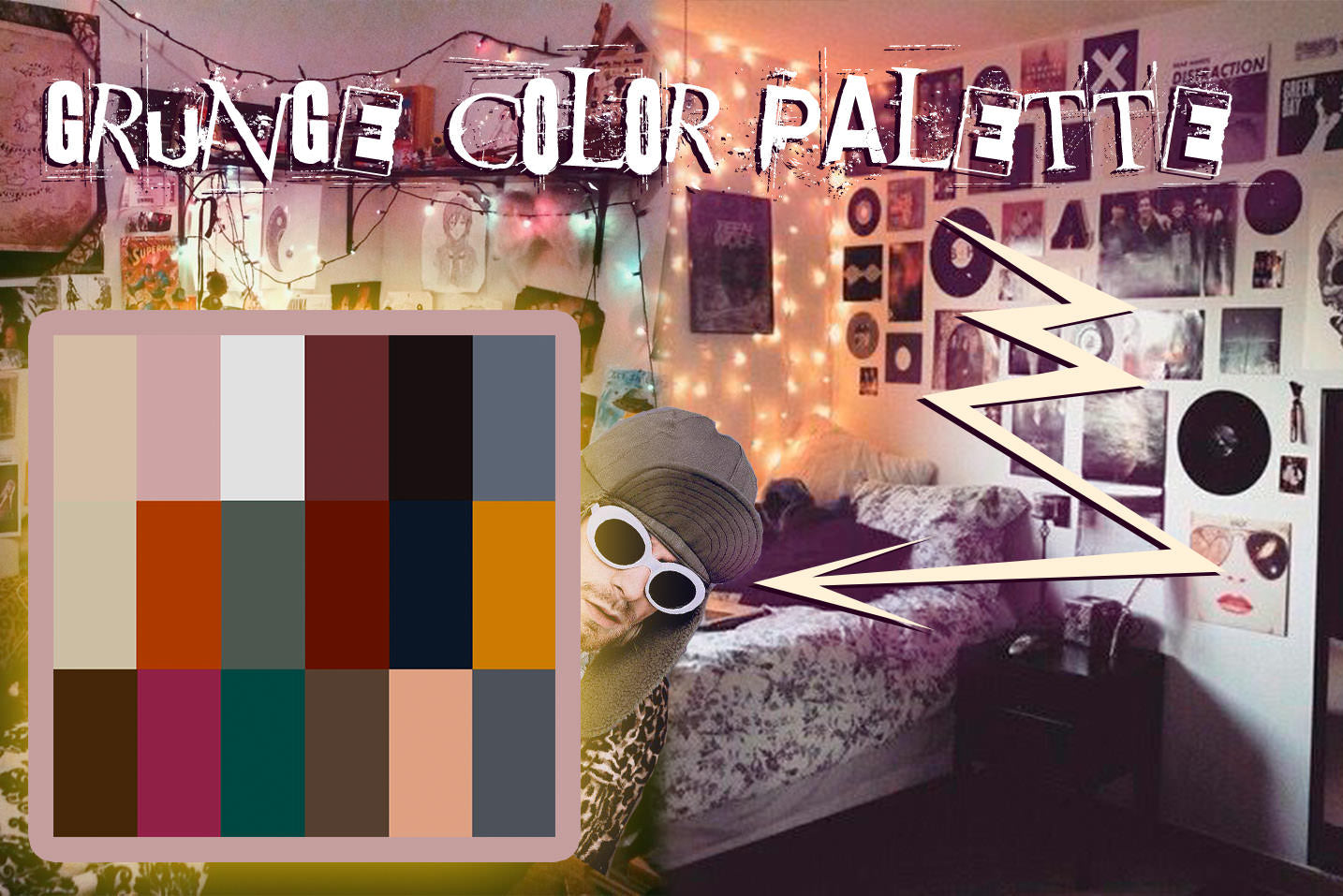 Grunge Room Color Palette