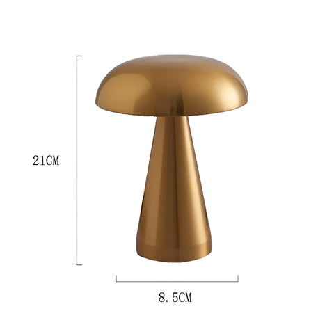 size chart mushroom lamp