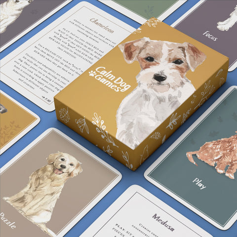 CALM DOG GAMES ENRICHMENT CARDS FOR DOGS