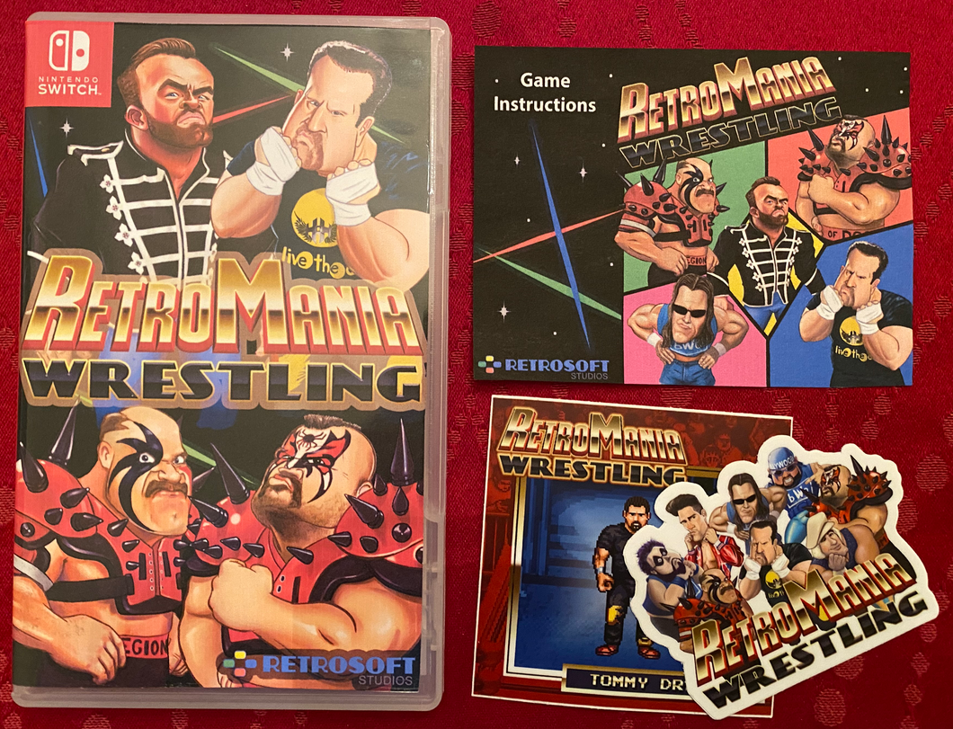 retromania wrestling nintendo switch