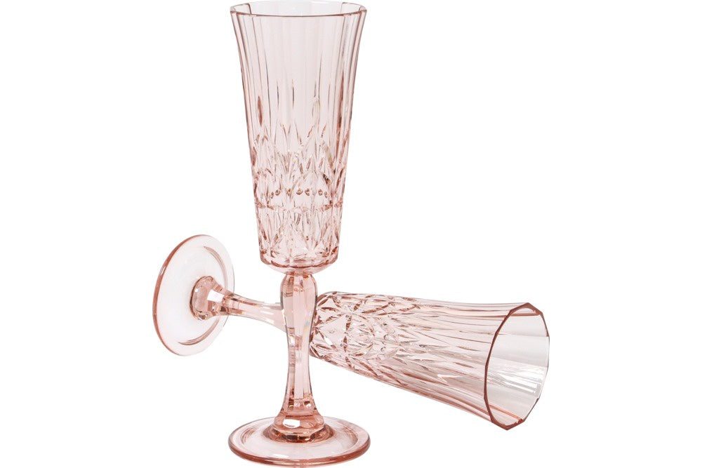 acrylic champagne flutes