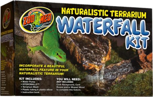 Mountaineer spejder blandt Zoo Med Naturalistic Terrarium Waterfall Kit – Reptilian Arts