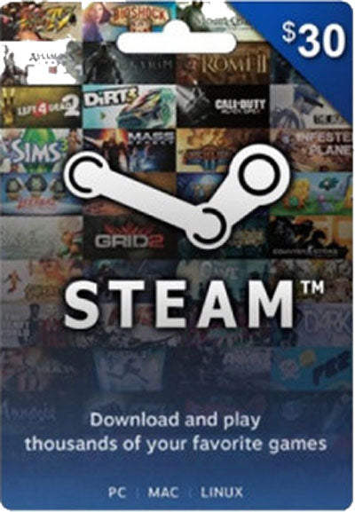 STEAM $30 CARD (DIGITAL) – Gift Cards Near Me