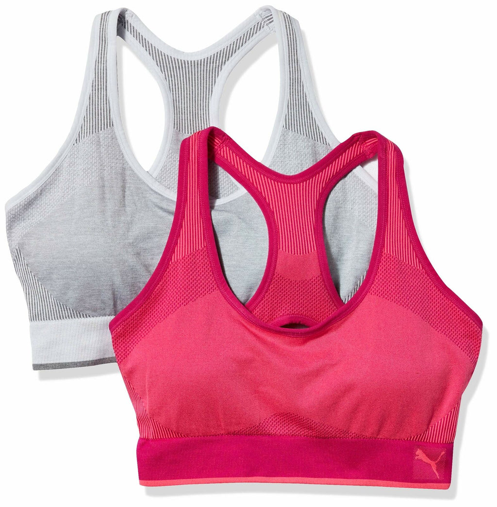 Puma Women's Seamless Sports Bra , 1, 2 Pack