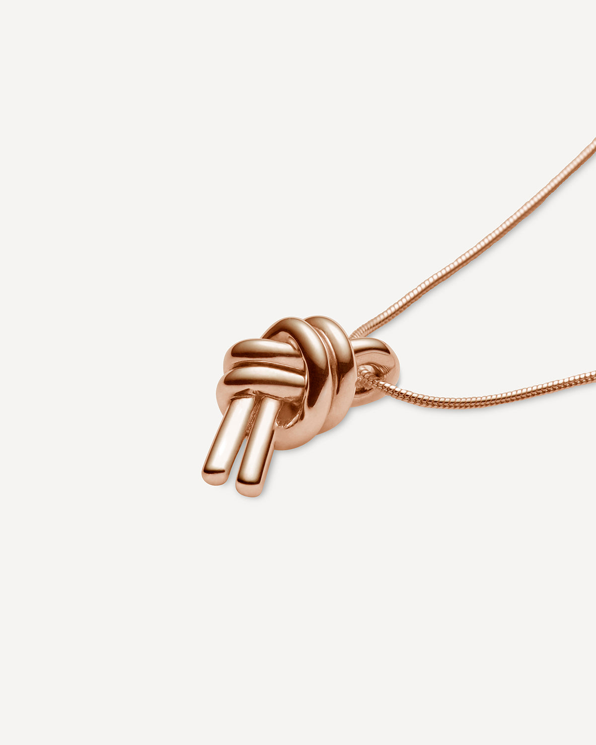 Knot Necklace - Rose Gold – VASIC