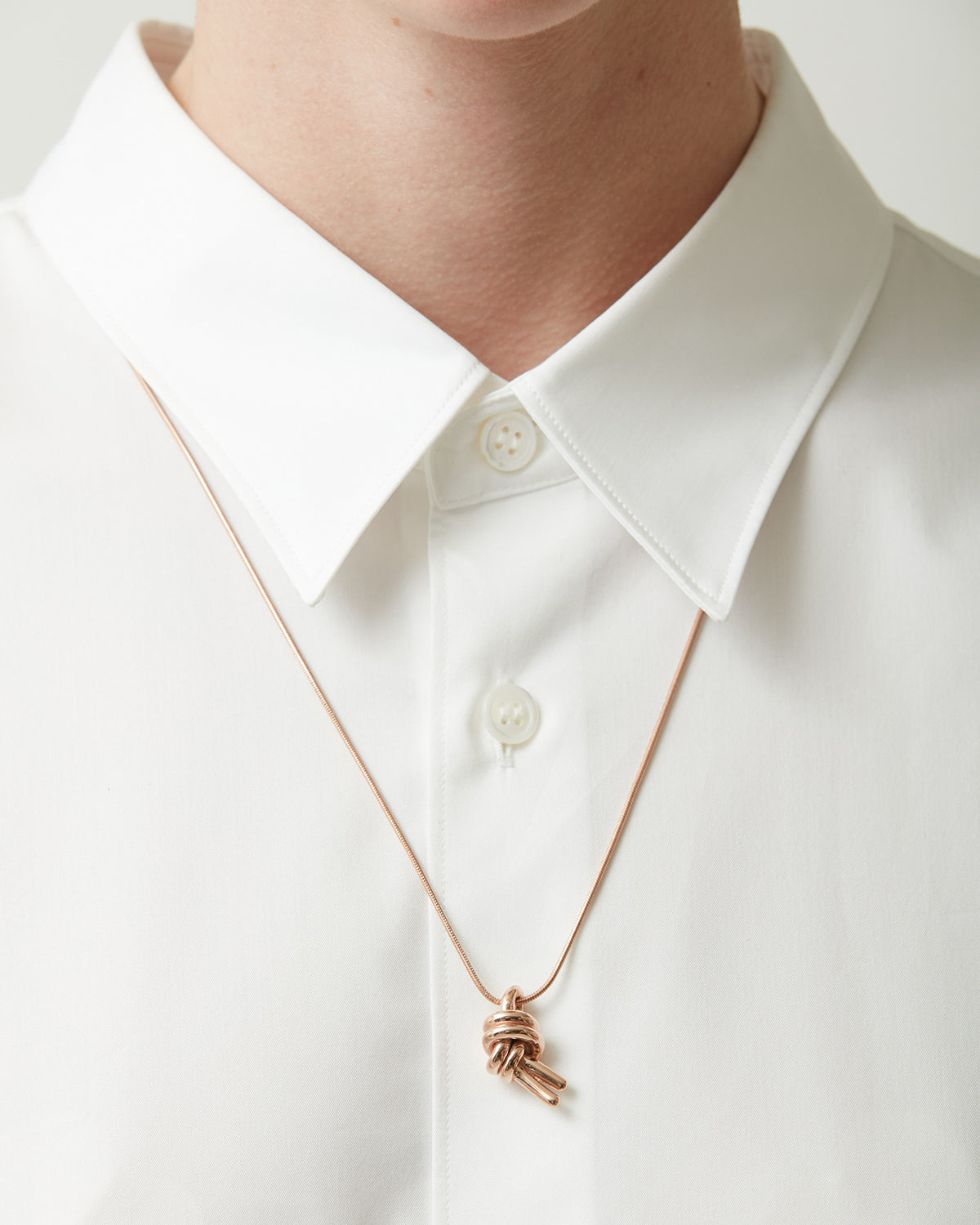 Knot Necklace - Rose Gold – VASIC