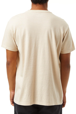 Enzyme-Washed, Ultra-Soft, Vintage Inspired Pocket Tee with Horizontal Stripes. 100% Cotton, Katin, $40.00