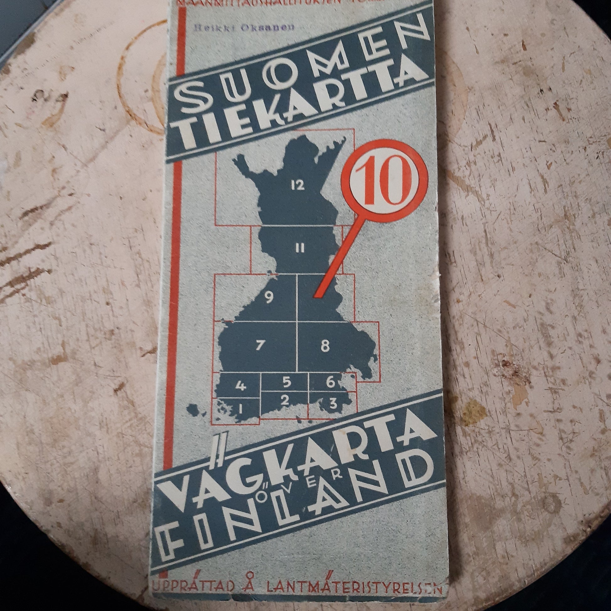 Suomen tiekartta 10 - 1939* – Maurin Makasiini - Vanhan tavaran kauppa