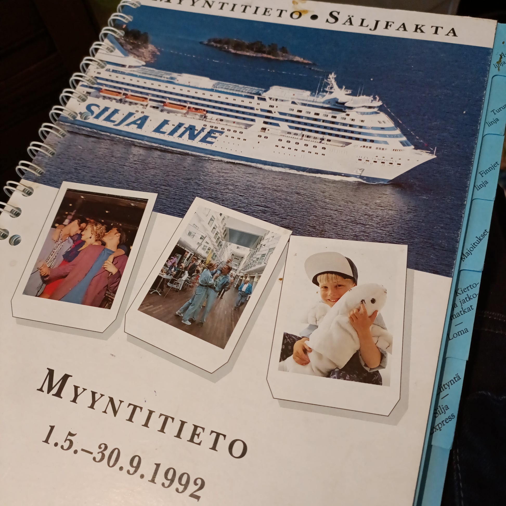 Silja Line Myyntitieto . – Maurin Makasiini - Vanhan tavaran  kauppa