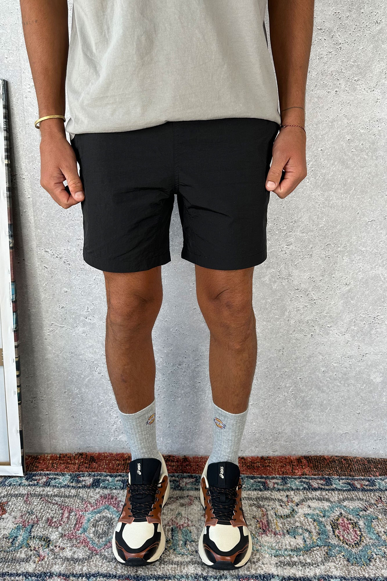 Nylon Drawcord Short Black - FINAL SALE